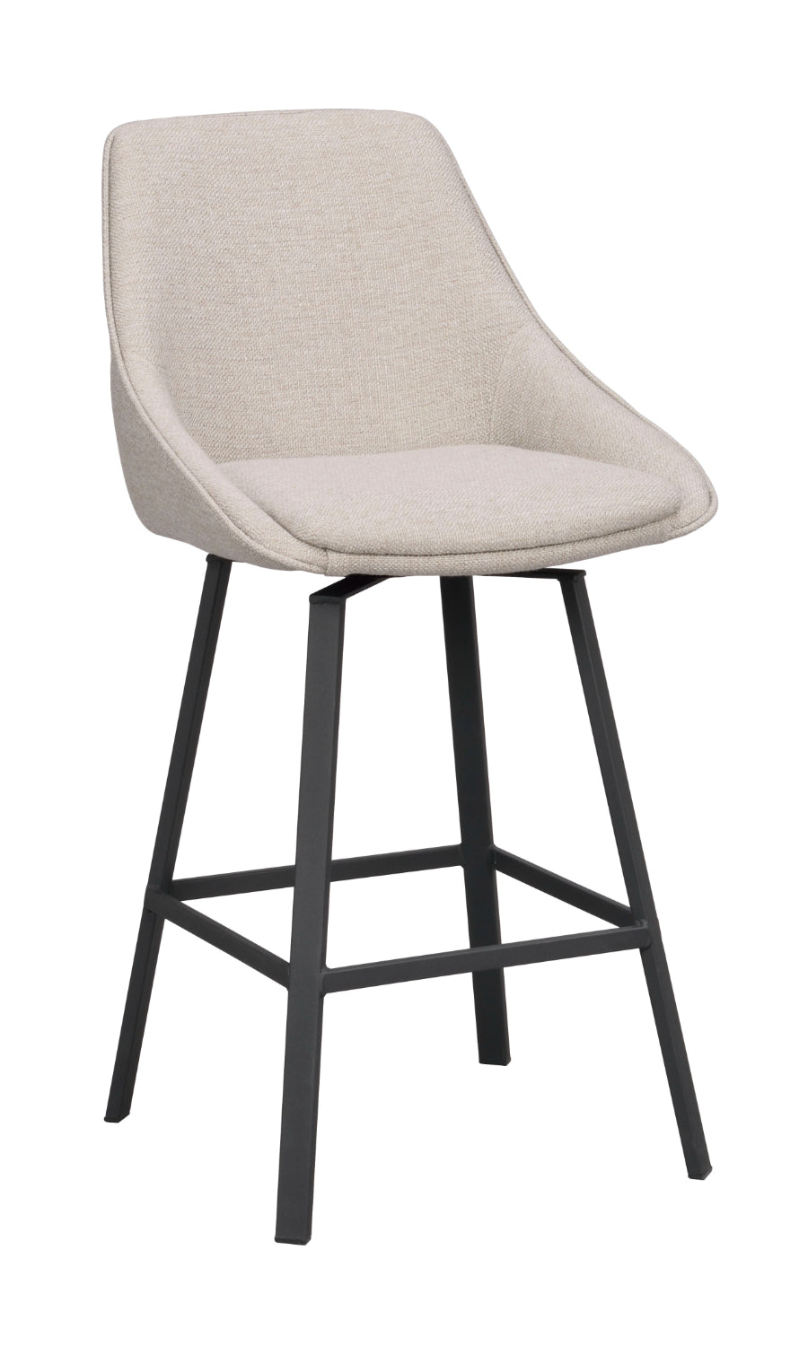 ALISON Bar Chair Beige, Swivel