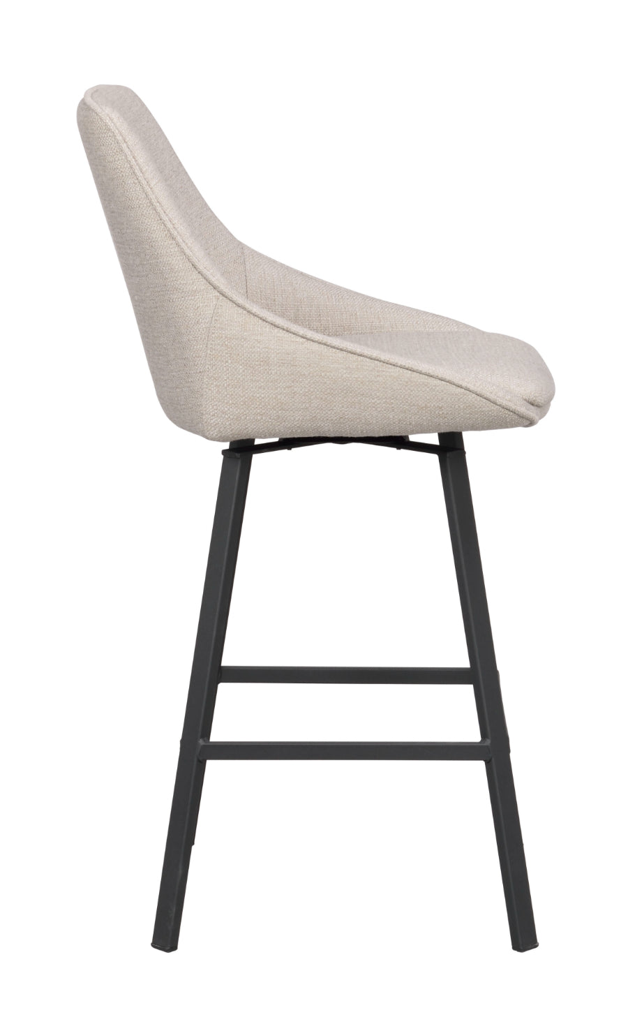 ALISON Bar Chair Beige, Swivel