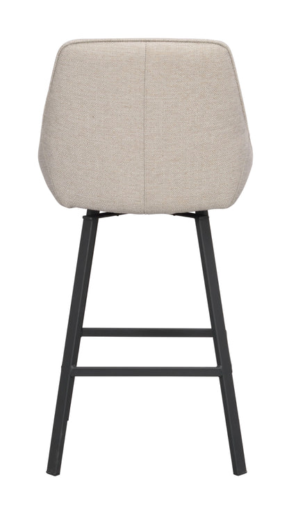 ALISON Bar Chair Beige, Swivel