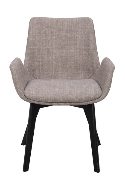 DRIMSDALE Grey Set of 2 Armchairs