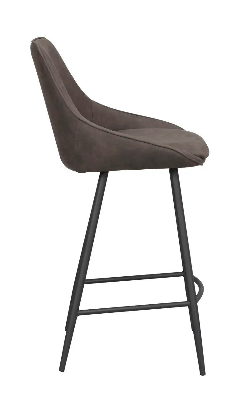 Sierra Bar Chair in Dark Grey (2-Pack)