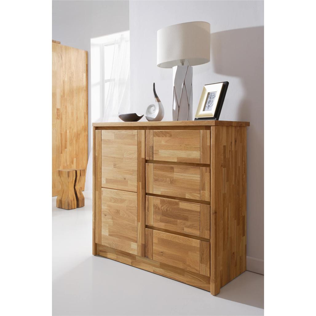 TIMO 1T4S OAK Chest of Drawers