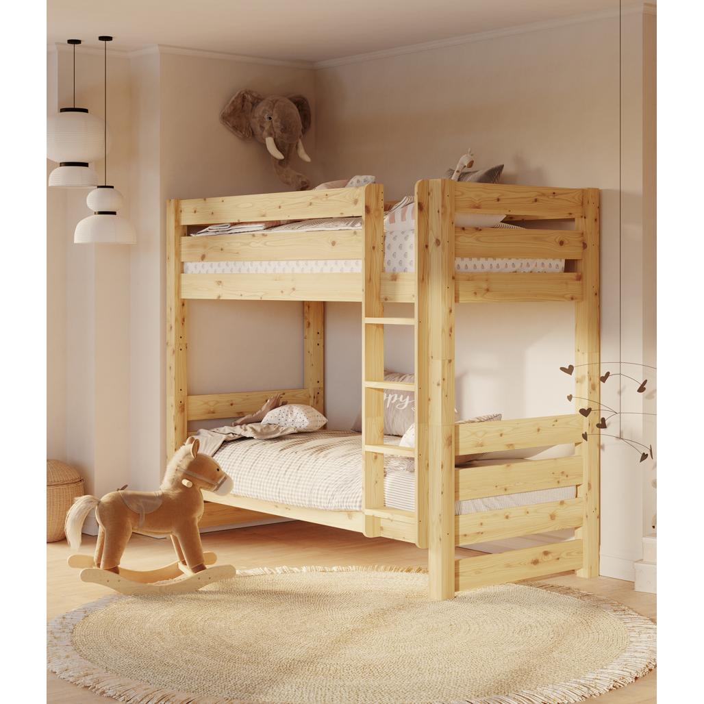 JAN Bed LACQUERED PINE