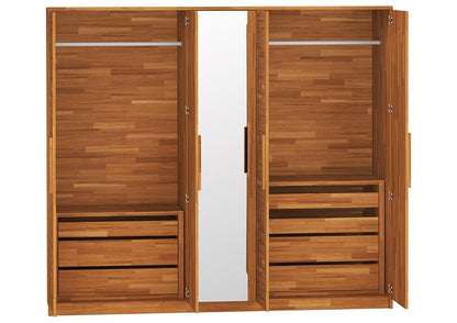 WARDROBE TIMO 5T WG - wardrobe - OILED OAK