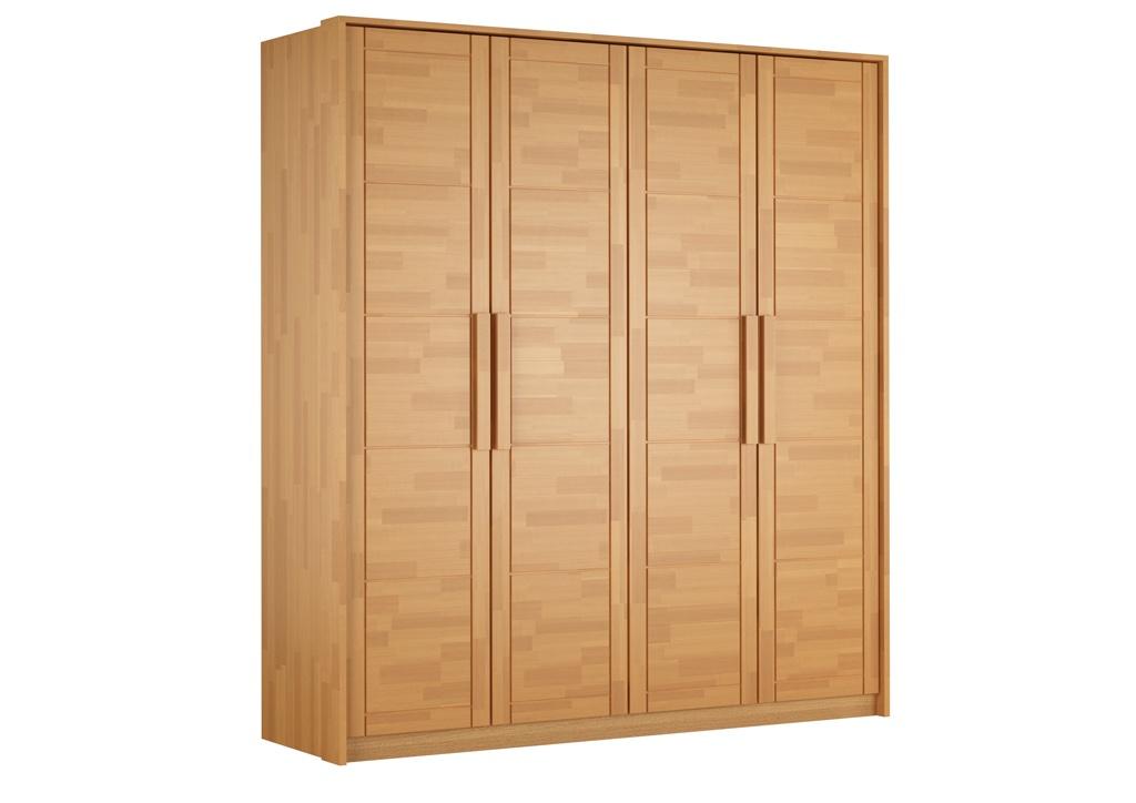 WARDROBE TIMO 4T BL - wardrobe - LACQUERED BEECH