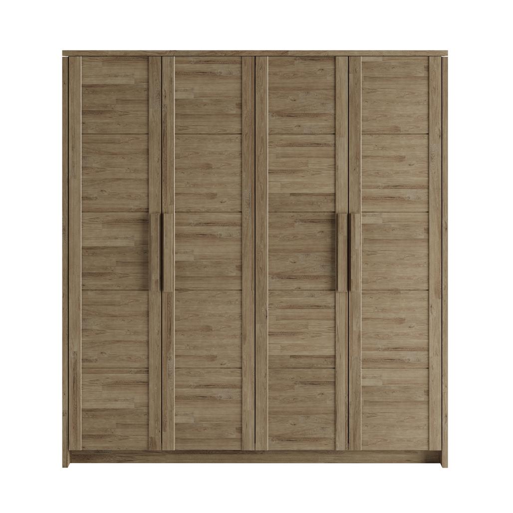 WARDROBE TIMO 4T WG - wardrobe - OAK RUSTIC