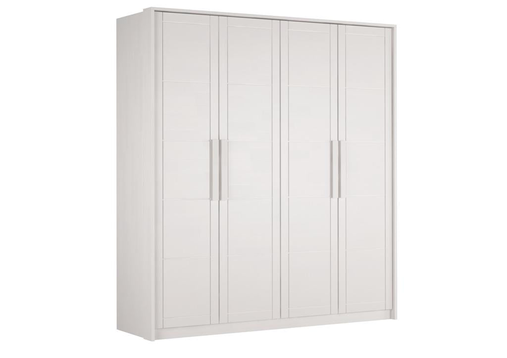 WARDROBE TIMO 4T BW - wardrobe - WHITE BEECH