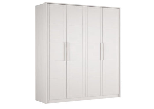 WARDROBE TIMO 4T BW - wardrobe - WHITE BEECH