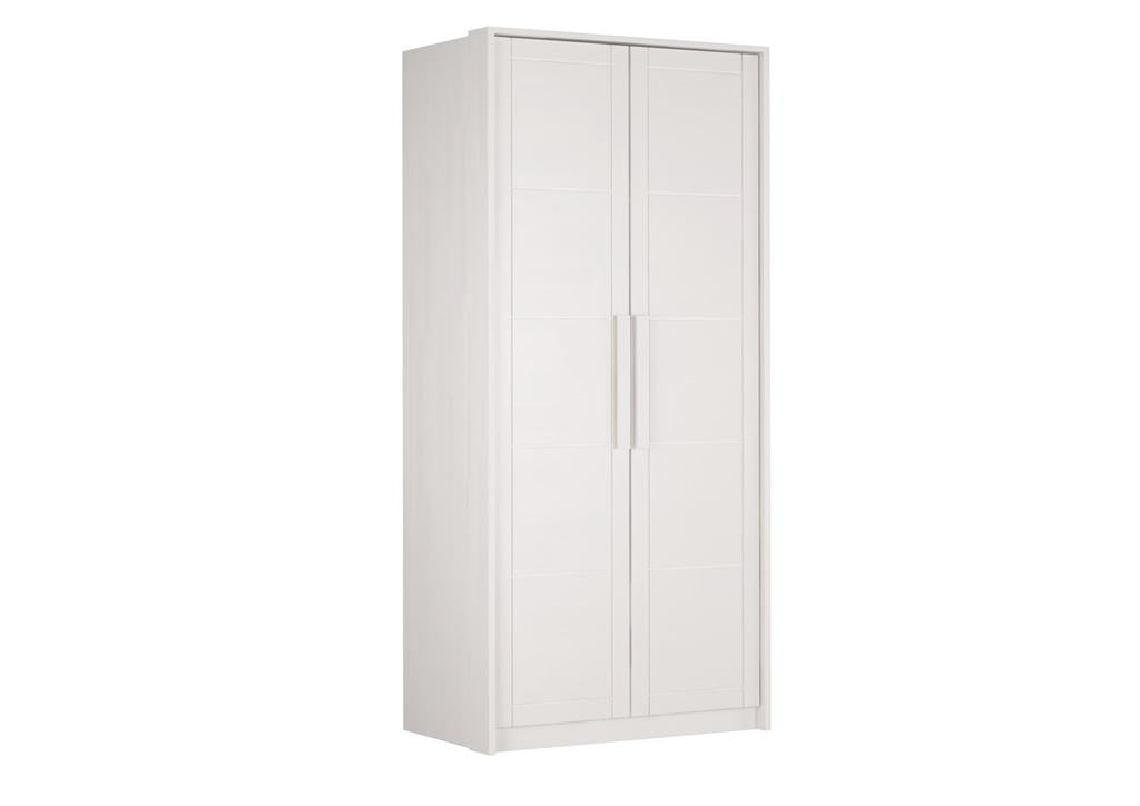 WARDROBE TIMO 2T BW - wardrobe - WHITE BEECH