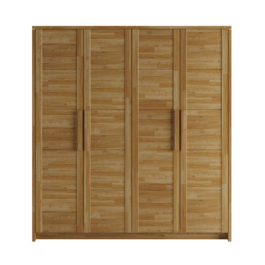 WARDROBE TIMO 4T WG - wardrobe - OILED OAK