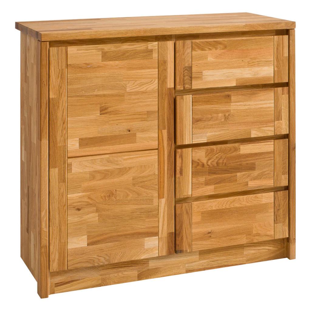 TIMO 1T4S OAK Chest of Drawers