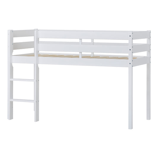 ECO Comfort half high bed 70x160 cm with slats, White