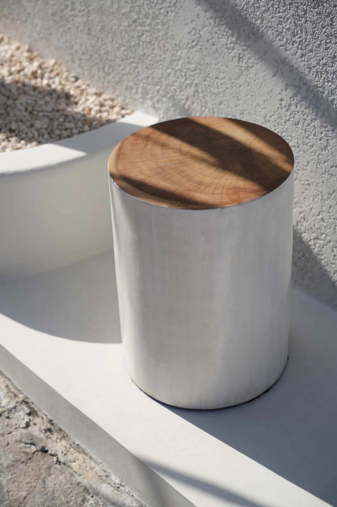 TRIBE Stool - Natural White