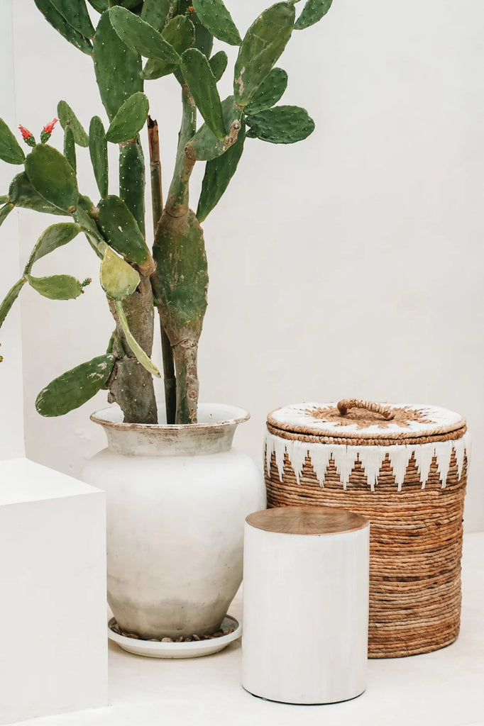 TRIBE Stool - Natural White