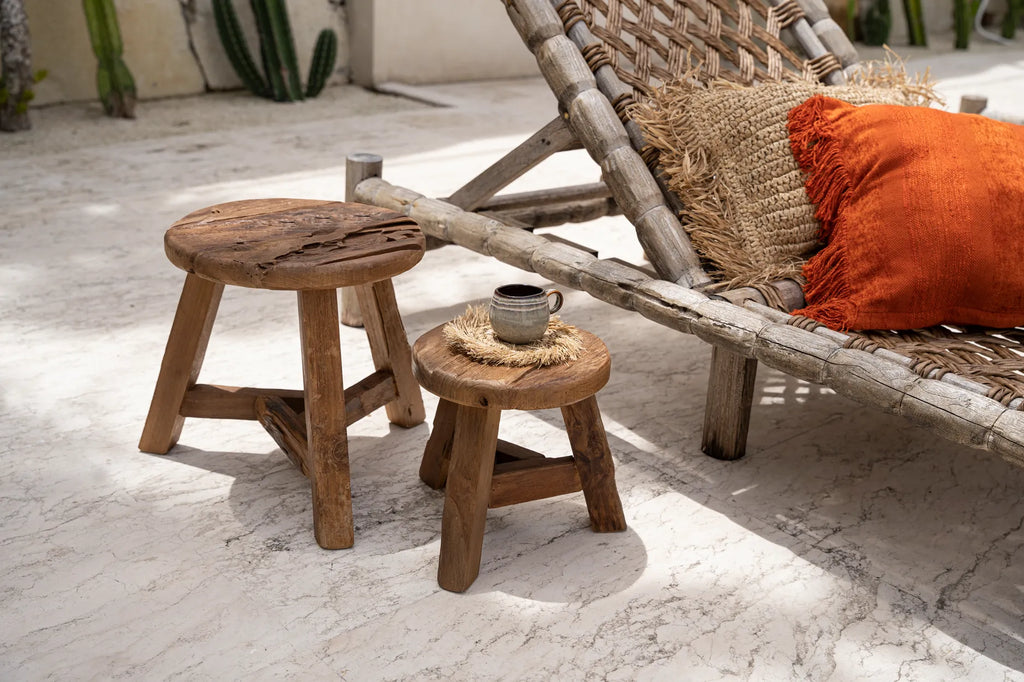 De Yatai Stool - Natural - L