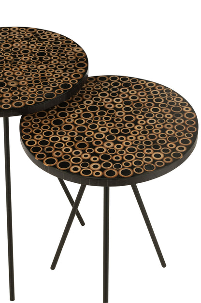 Rings Set of 2 Side Tables