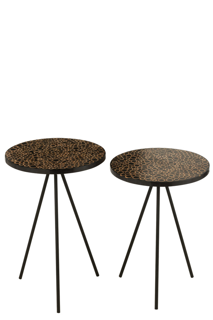 Rings Set of 2 Side Tables