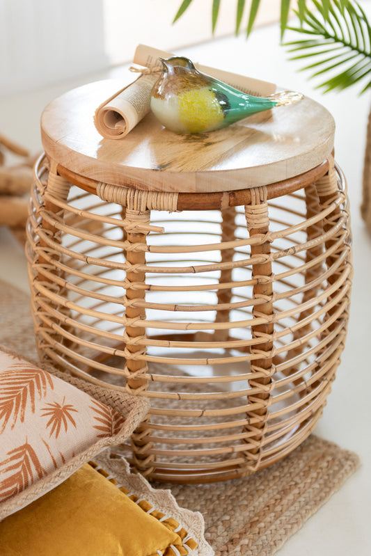 Side Table Ana Rattan Natural