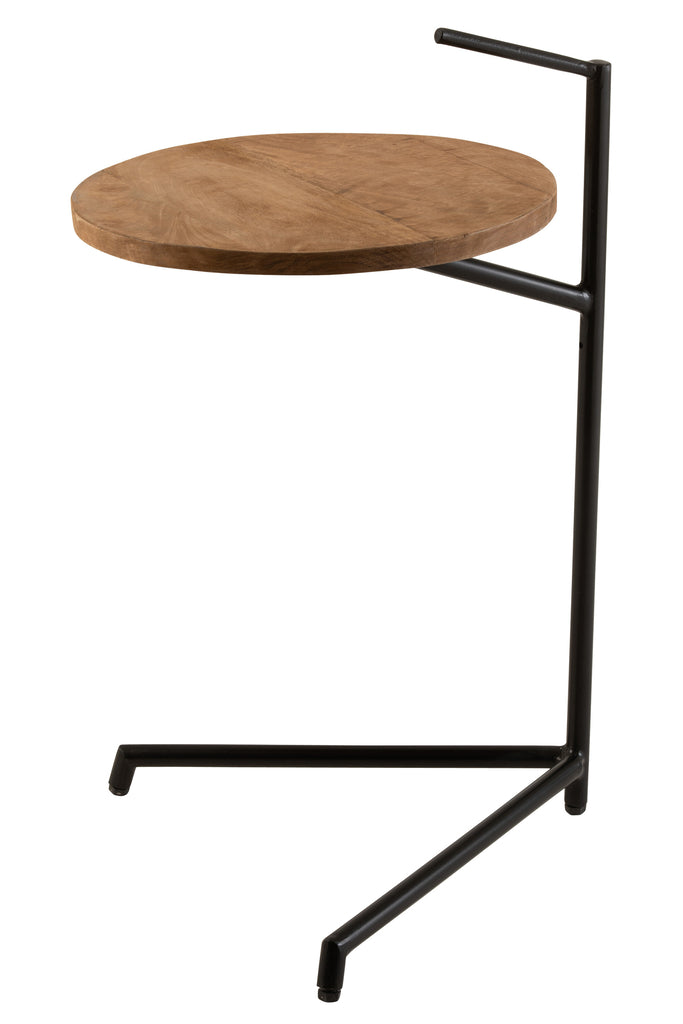 Bistro Round Side Table  Mango