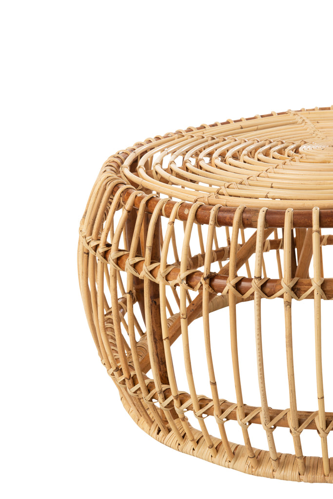 Ana Round Rattan Coffee Table 85 CM