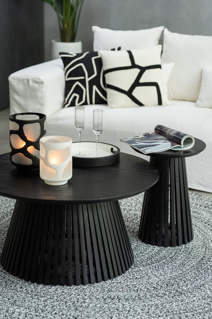 Vincent Side Table Black 40CM