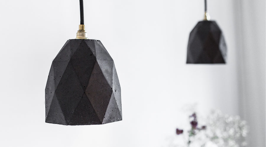 [T1] [T2] [T2] Concrete Pendant Light Triangle, D40Studio- D40Studio