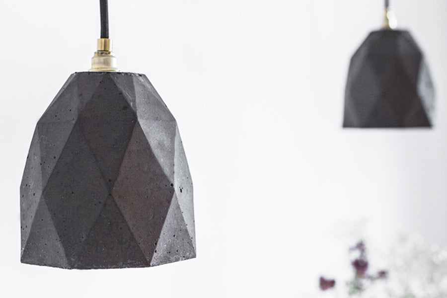 [T1] [T2] [T2] Concrete Pendant Light Triangle, D40Studio- D40Studio