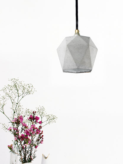 [T1] [T2] [T2] Concrete Pendant Light Triangle, D40Studio- D40Studio