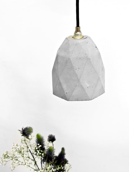 [T1] [T2] [T2] Concrete Pendant Light Triangle, D40Studio- D40Studio