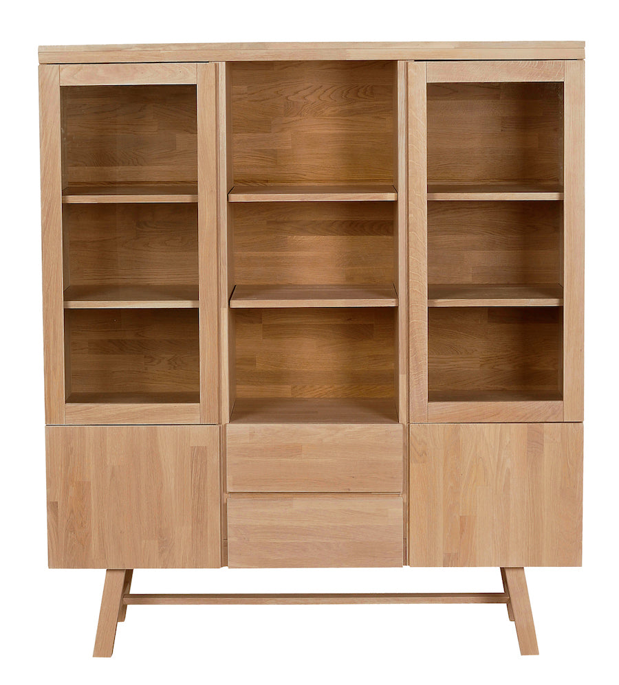 BROOKLYN Oak Vitrine 130 CM