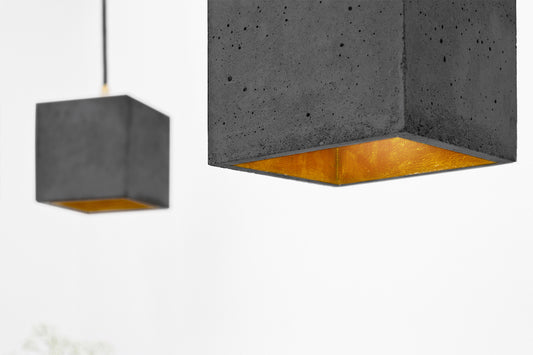 [B1] Pendant Dark Grey Cubic, GANTlights Berlin- D40Studio