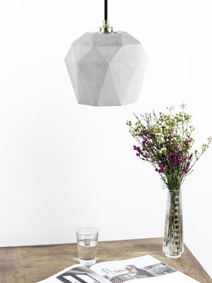 [T1] [T2] [T2] Concrete Pendant Light Triangle, D40Studio- D40Studio