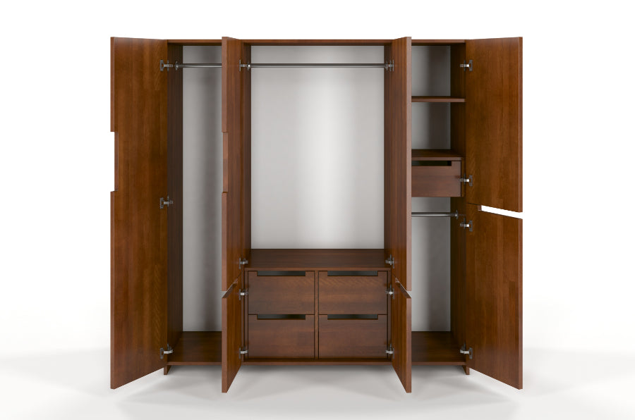 BERGMAN Wardrobe 5 Door - Beech