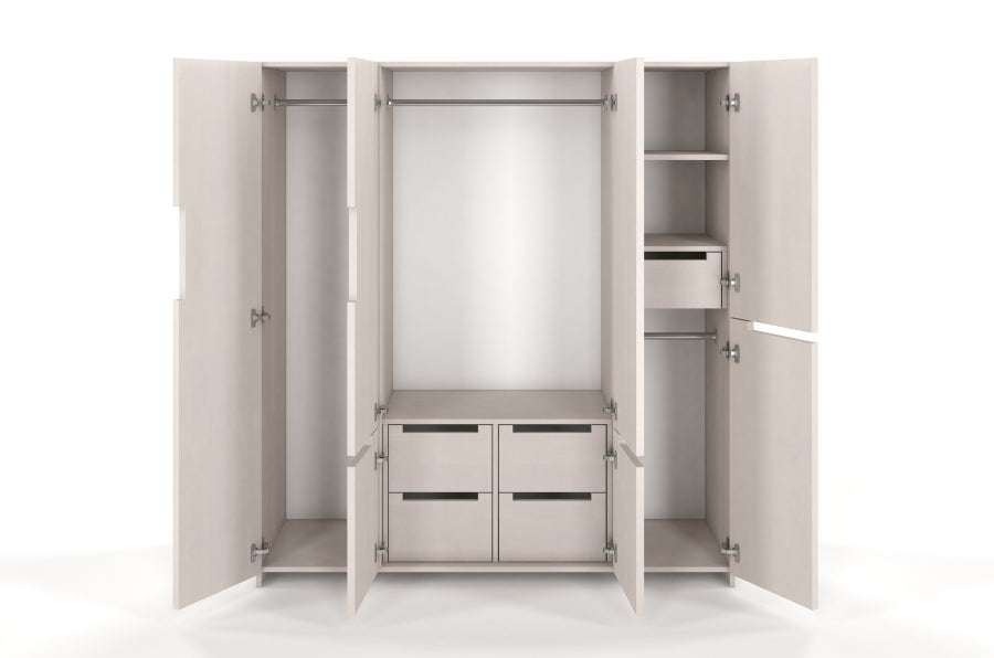 BERGMAN Wardrobe 5 Door - Beech