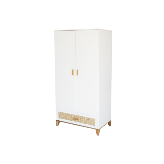 Nami Wardrobe Rattan - Neige