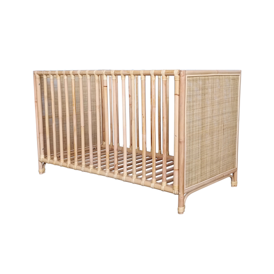 Nemo Evolutive Bed in rattan 60 x 120 - Natural