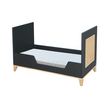 Nami Evolutive Bed Rattan 60 x 120 - Onyx