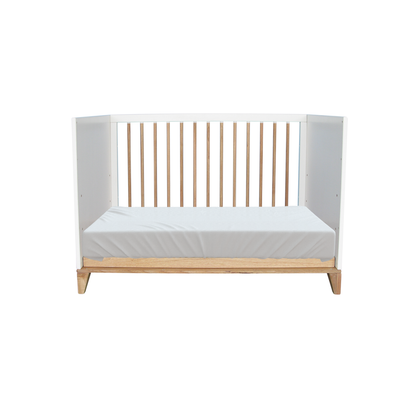 Nami Evolutive Bed Rattan 60 x 120 - Neige