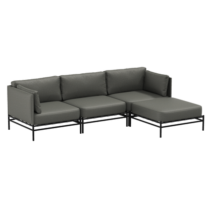 SALVE 3 Seater + Pouf MODULE Indoor/Outdoor