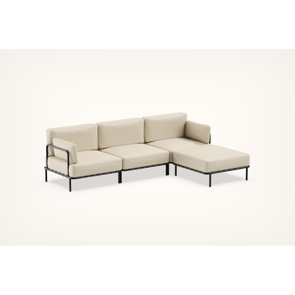 SALVE 3 Seater + Pouf MODULE Indoor/Outdoor