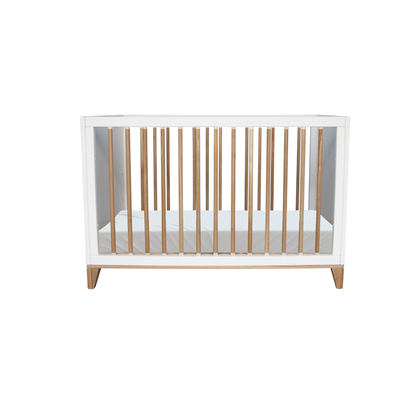 Nami Evolutive Bed Rattan 60 x 120 - Neige