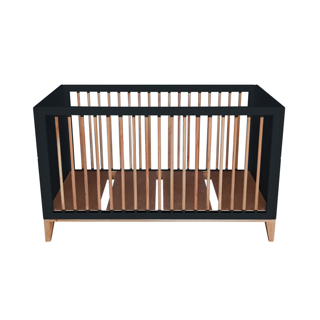 Nami Evolutive Bed Rattan 70 x 140 - Onyx