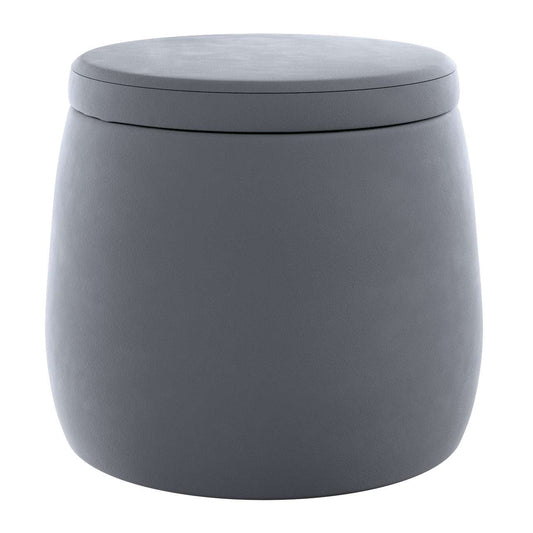 Candy Jar pouf - ø40 - Posh Velvet - graphite grey