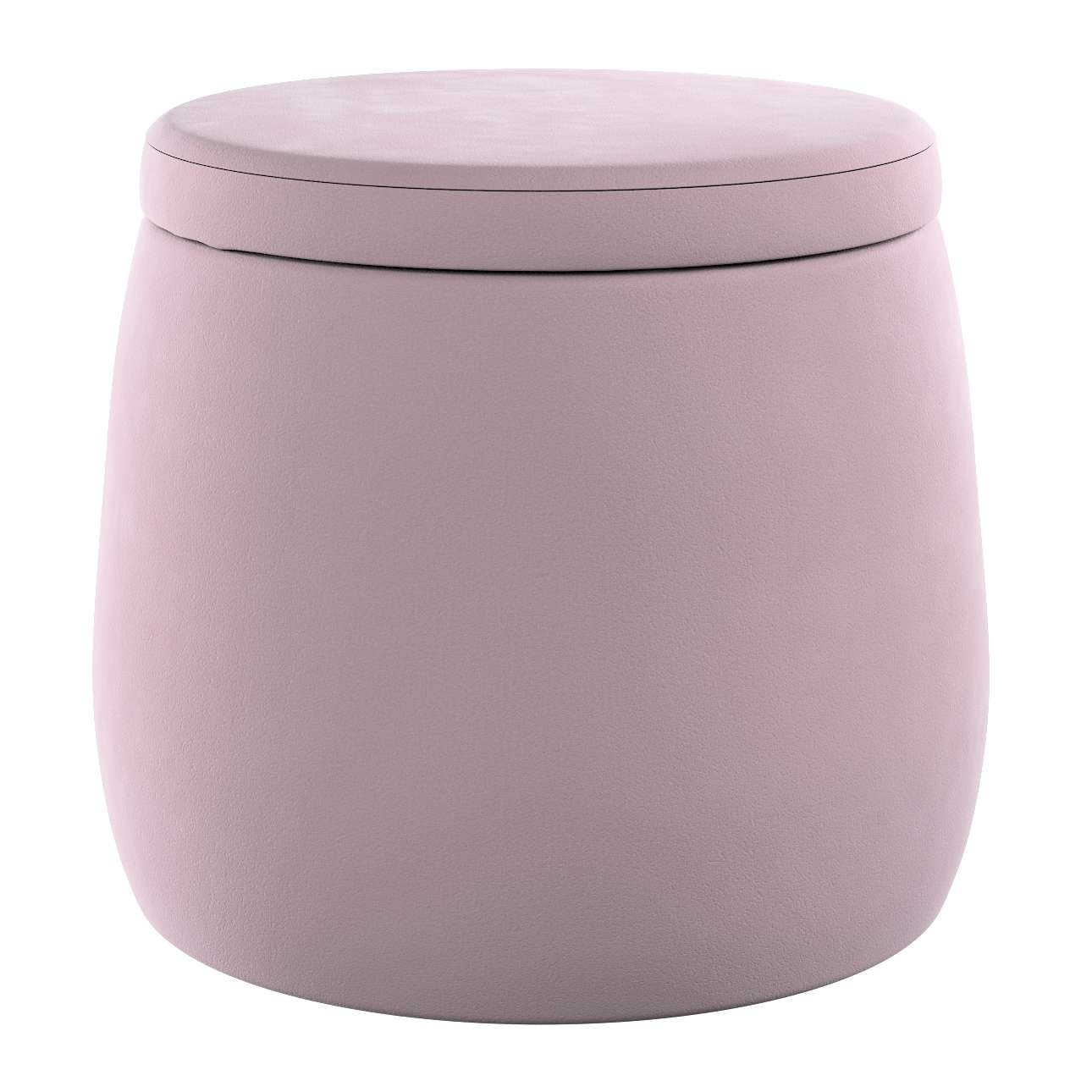 Candy Jar pouf - ø40 - Posh Velvet - dusty pink