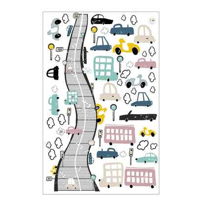 Colourful Traffic Sticker Set - 152x100 cm