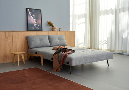 CUBED Oak Sofa Bed 140CM