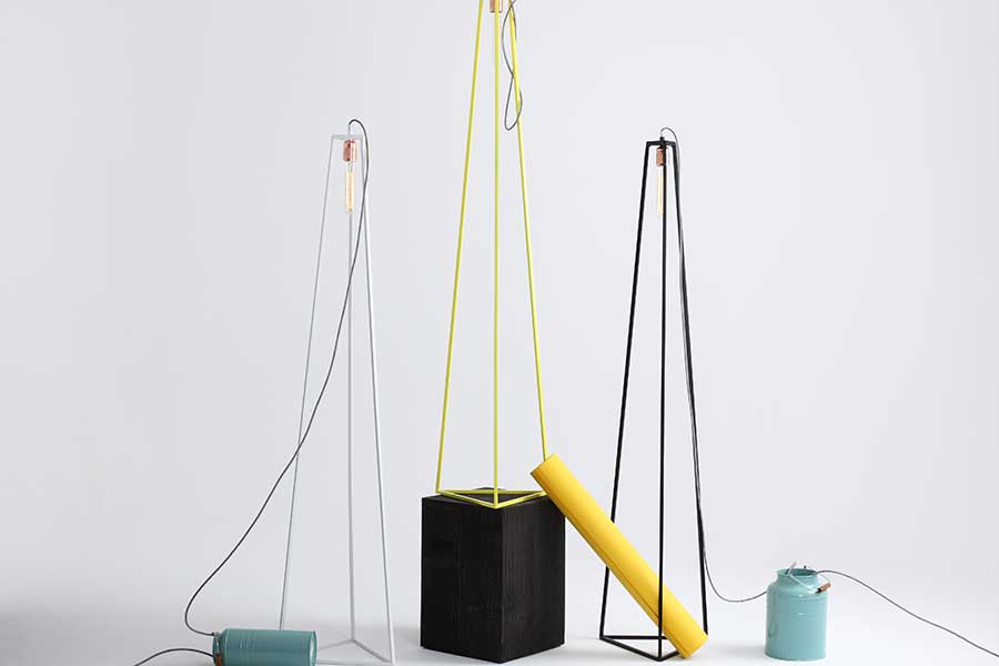 TRIMETRIC Floor Lamp, CustomForm- D40Studio