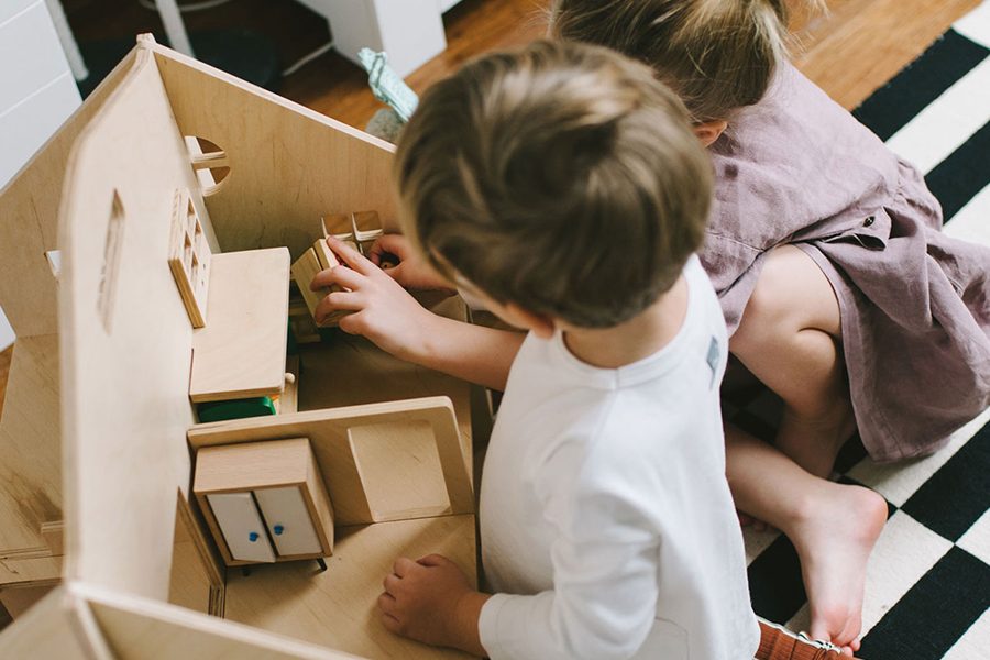 DOLL House Wooden