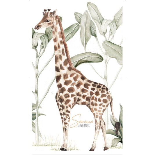 GIRAFFE Savanna Adventure Wall Sticker