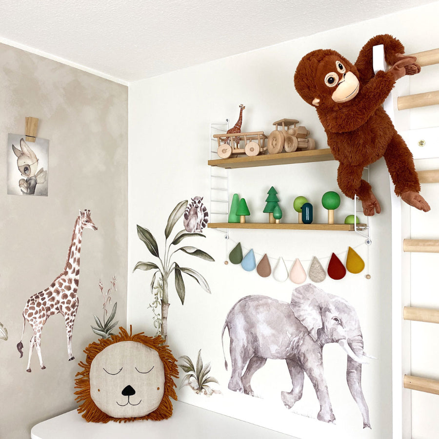 ELEPHANT Savanna Adventure Wall Sticker